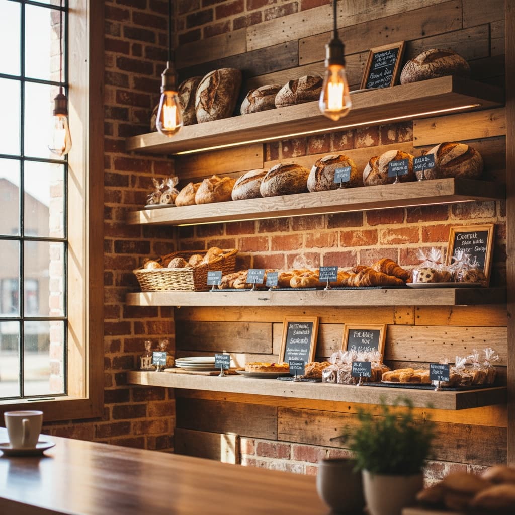 artisan bread wall display 90347686
