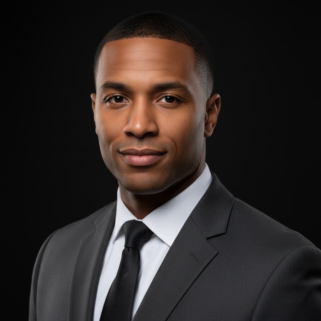 athletic black man dark dramatic background 34231413