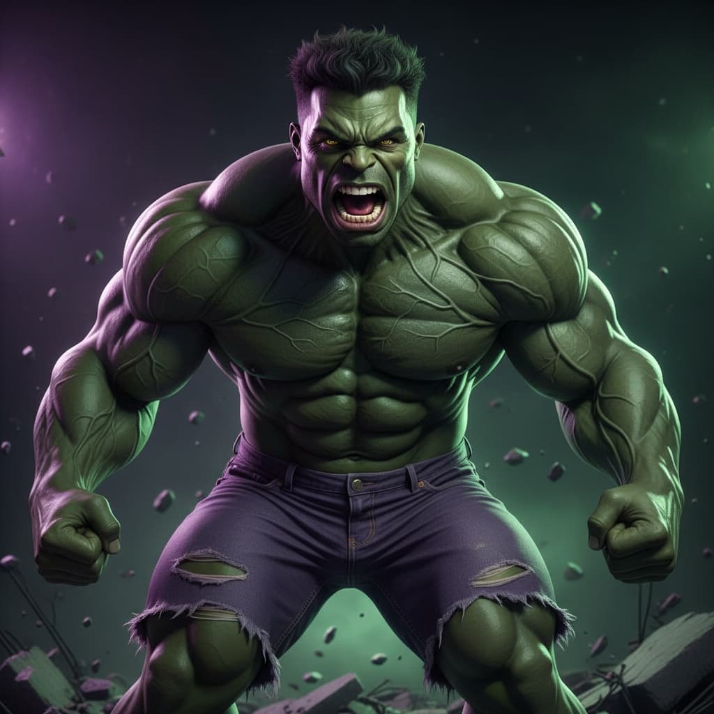 athletic black man hulk transformation power 81279044