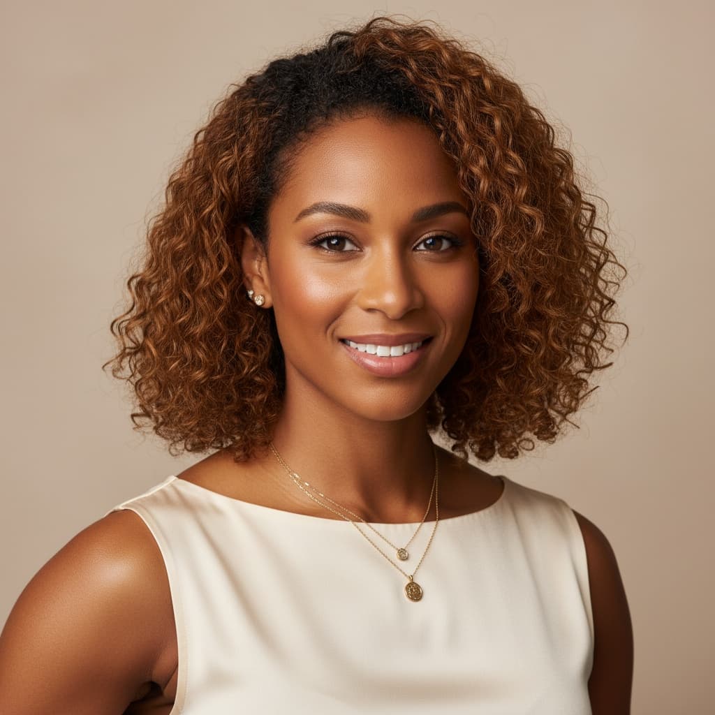 athletic black woman classic indoor portrait 68224113