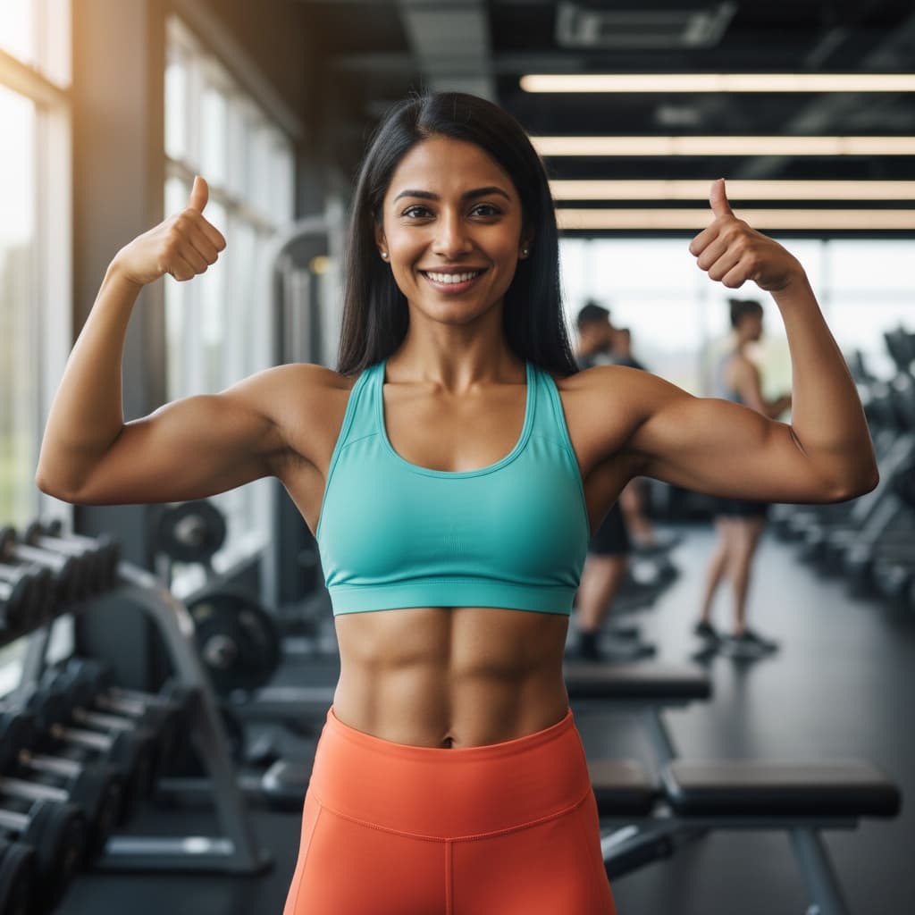 athletic indian woman success celebration fist pump 41299331