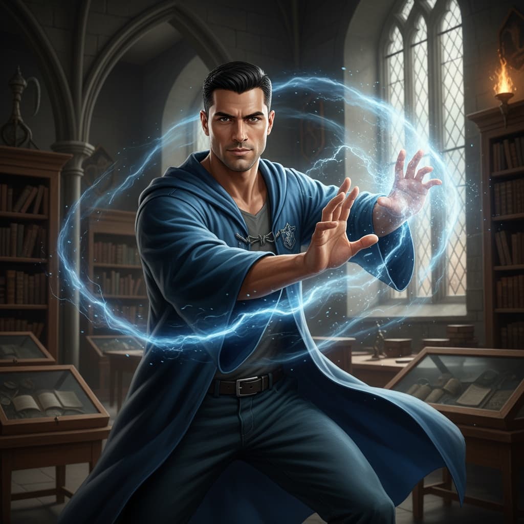 athletic latino man defense against dark arts 45546274