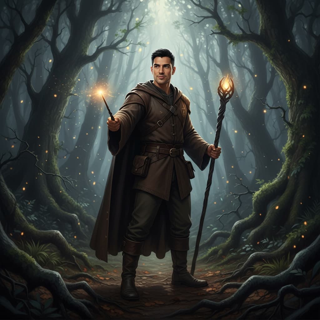 athletic latino man forbidden forest 51895438