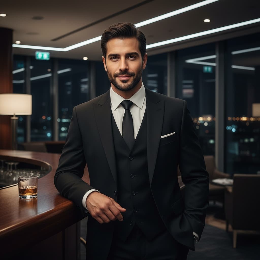 athletic middle_eastern man secret agent formal 85876188