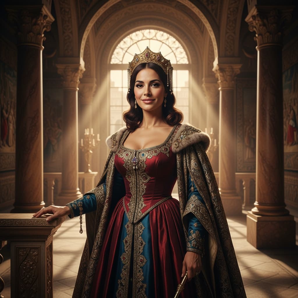 athletic middle_eastern woman epic historical drama 60240748