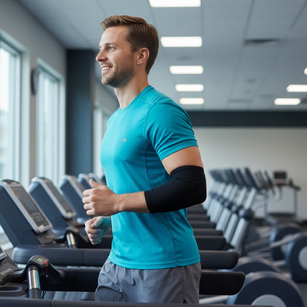 athletic white man cardio zone action 78388608