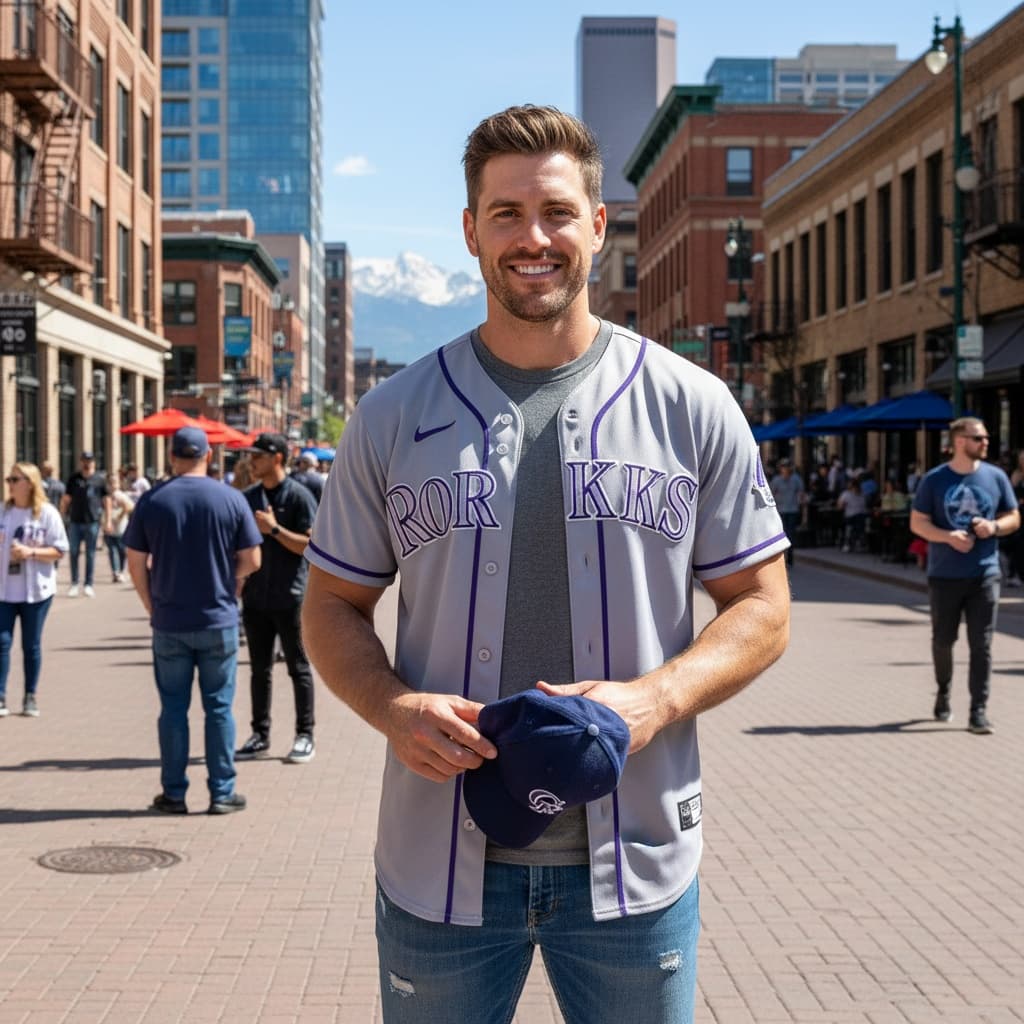 athletic white man coors field stadium district 96177710