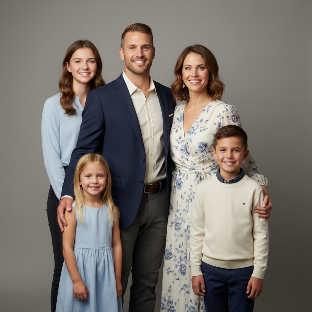 athletic white man formal studio portrait 87549194