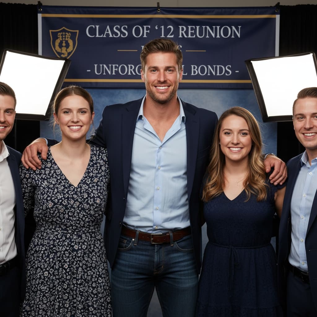 athletic white man group photo banner backdrop 24457428