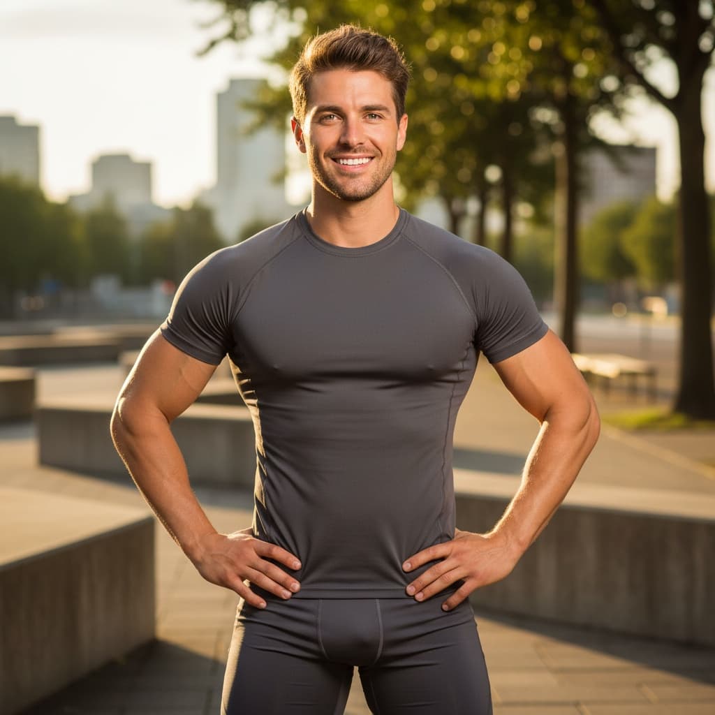 athletic white man outdoor athletic natural light 89133738