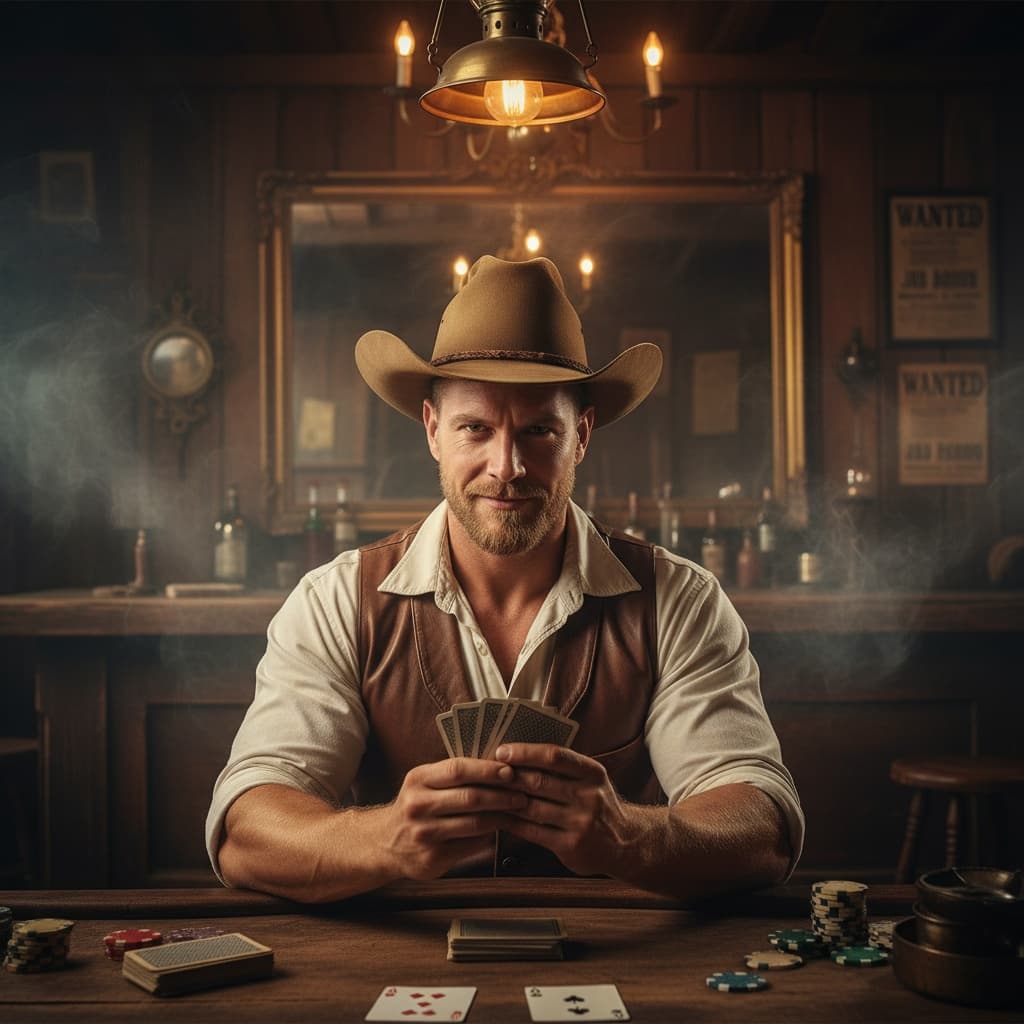 athletic white man poker table intensity 88035323