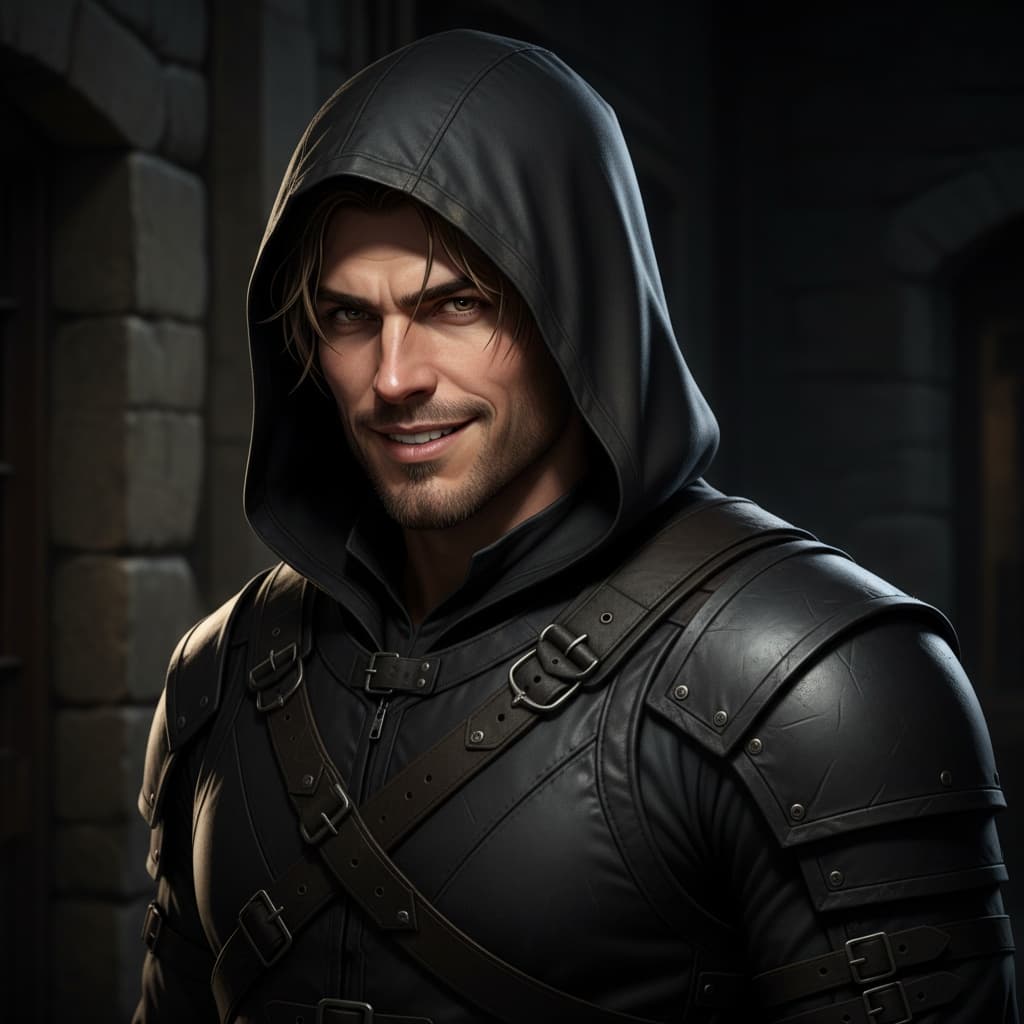 athletic white man rogue shadow alley 64609593
