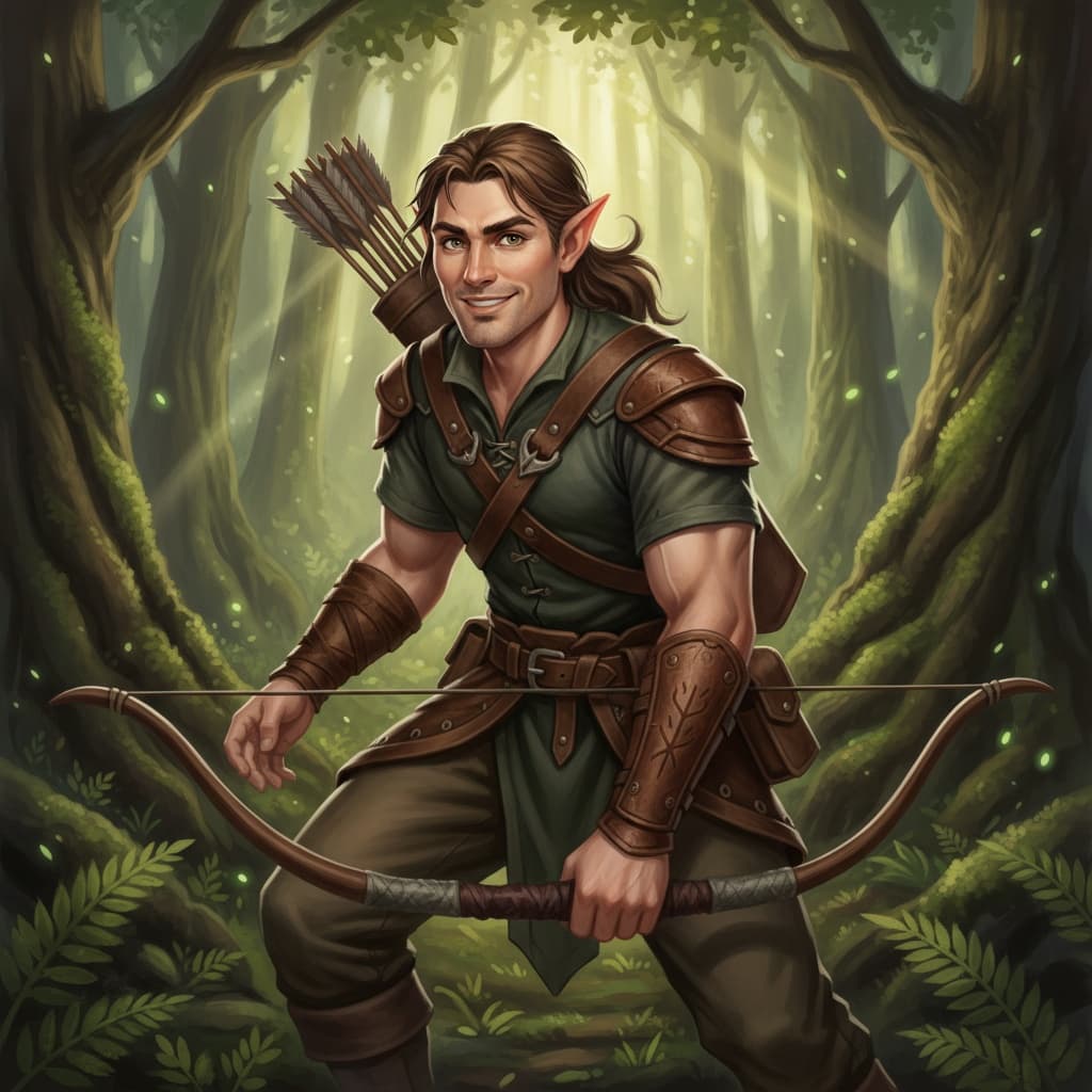 athletic white man woodland ranger 46829338