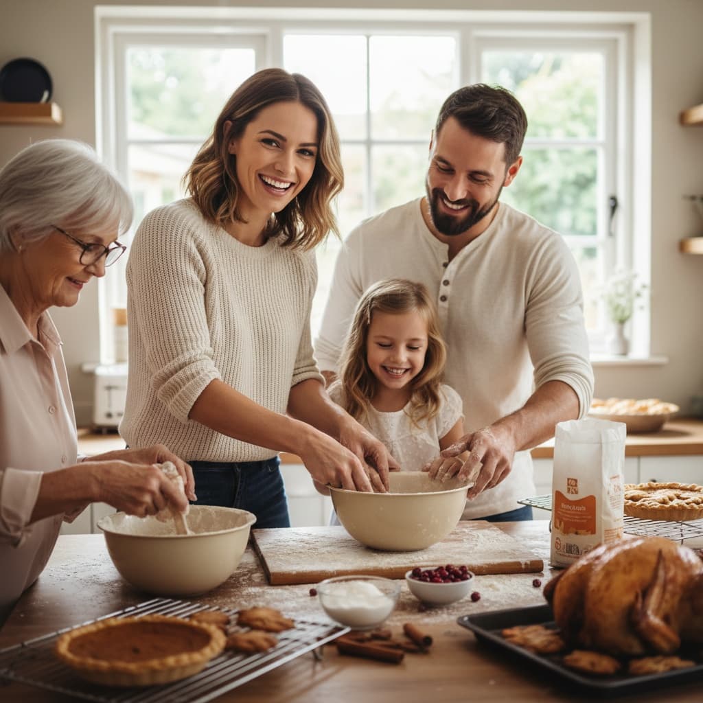 athletic white woman baking together kitchen 83035314