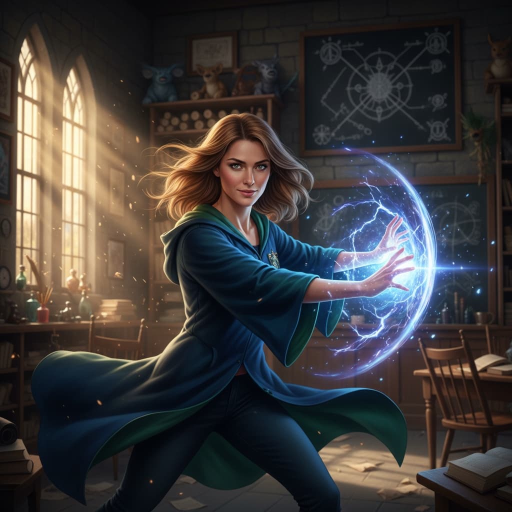 athletic white woman defense against dark arts 50697599