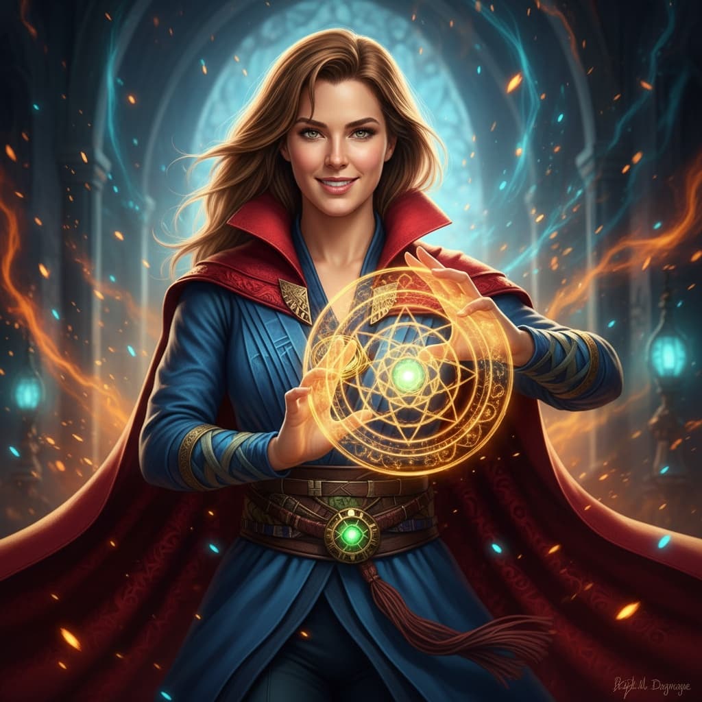 athletic white woman doctor strange mystic arts 30574013