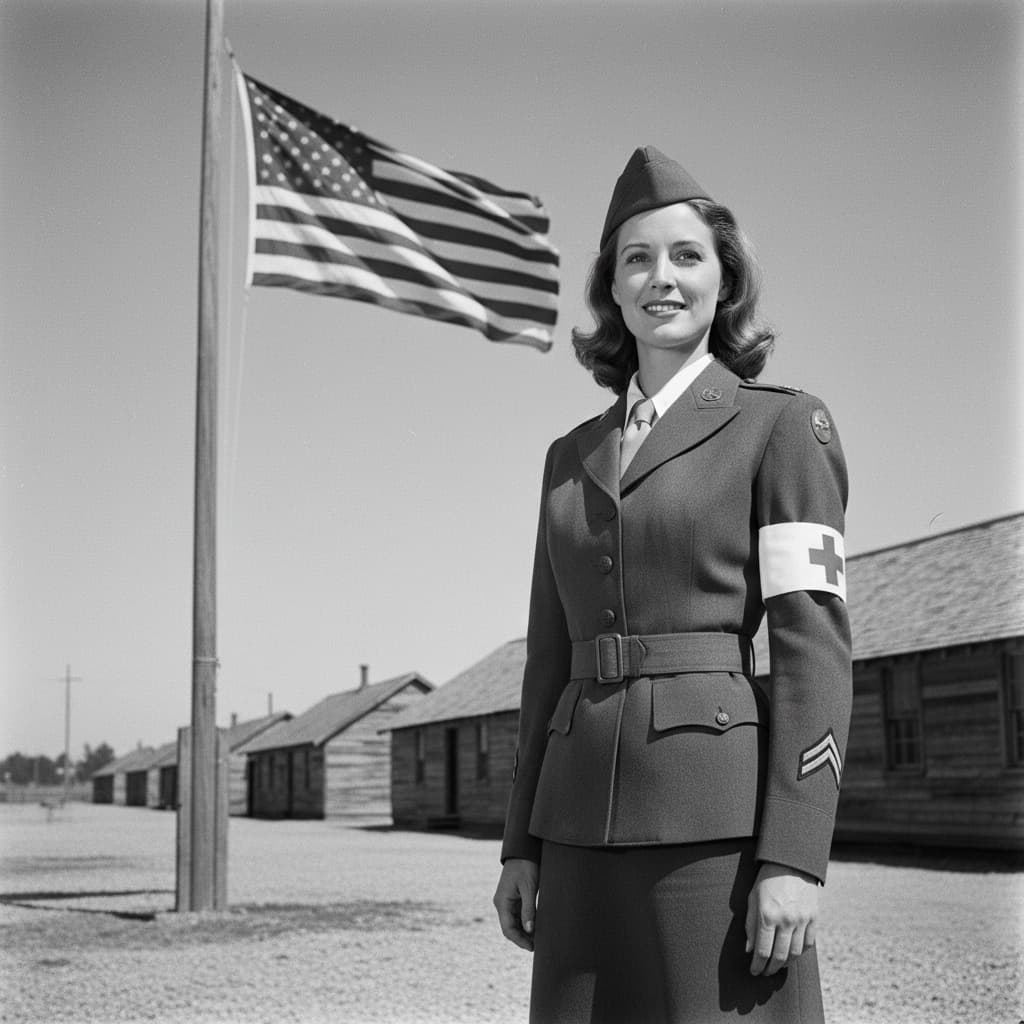 athletic white woman military base outdoor 88165205