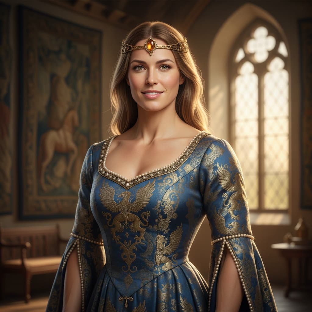 athletic white woman noble royal portrait 62427874