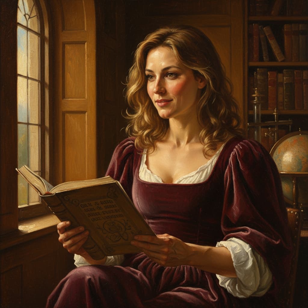 athletic white woman window light with book 24779725