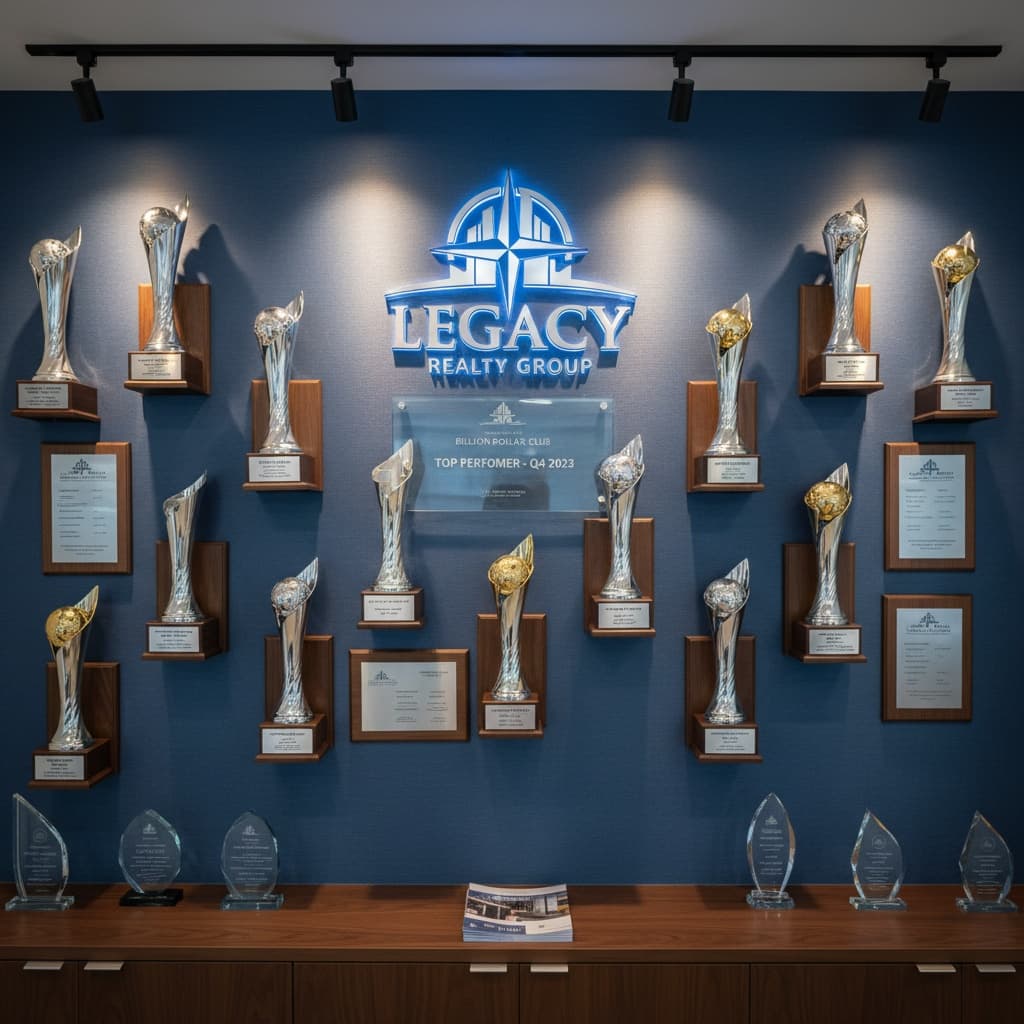 awards display wall 63838763