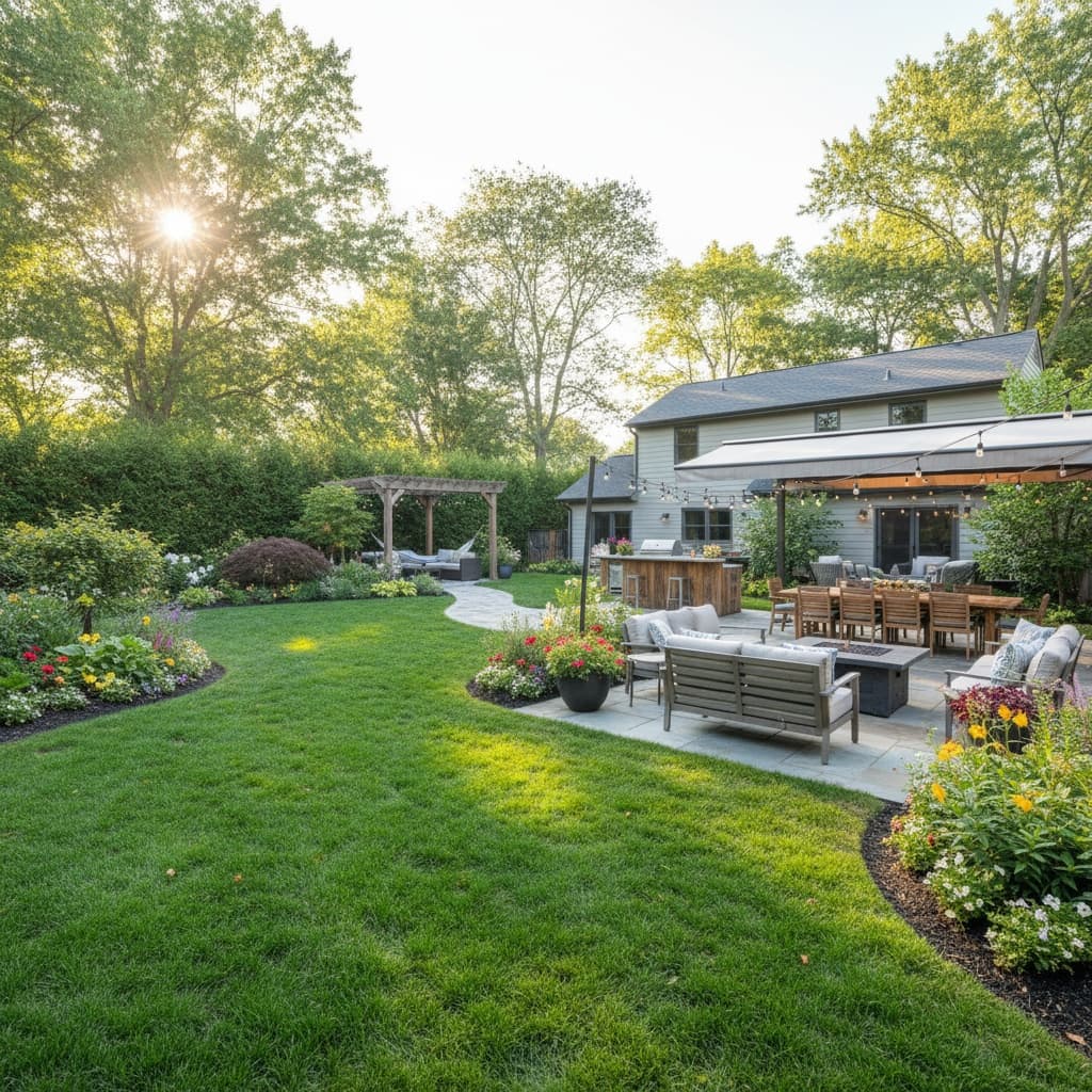 backyard outdoor space 32360999