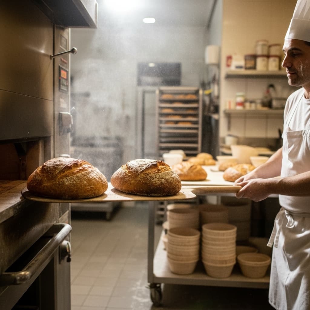 bakery kitchen action scene 48132561