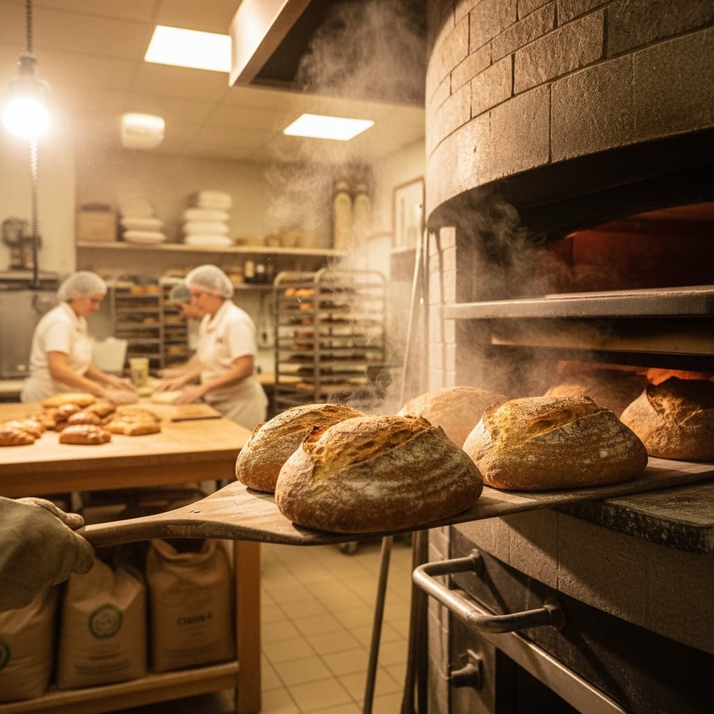 bakery kitchen action scene 96524804