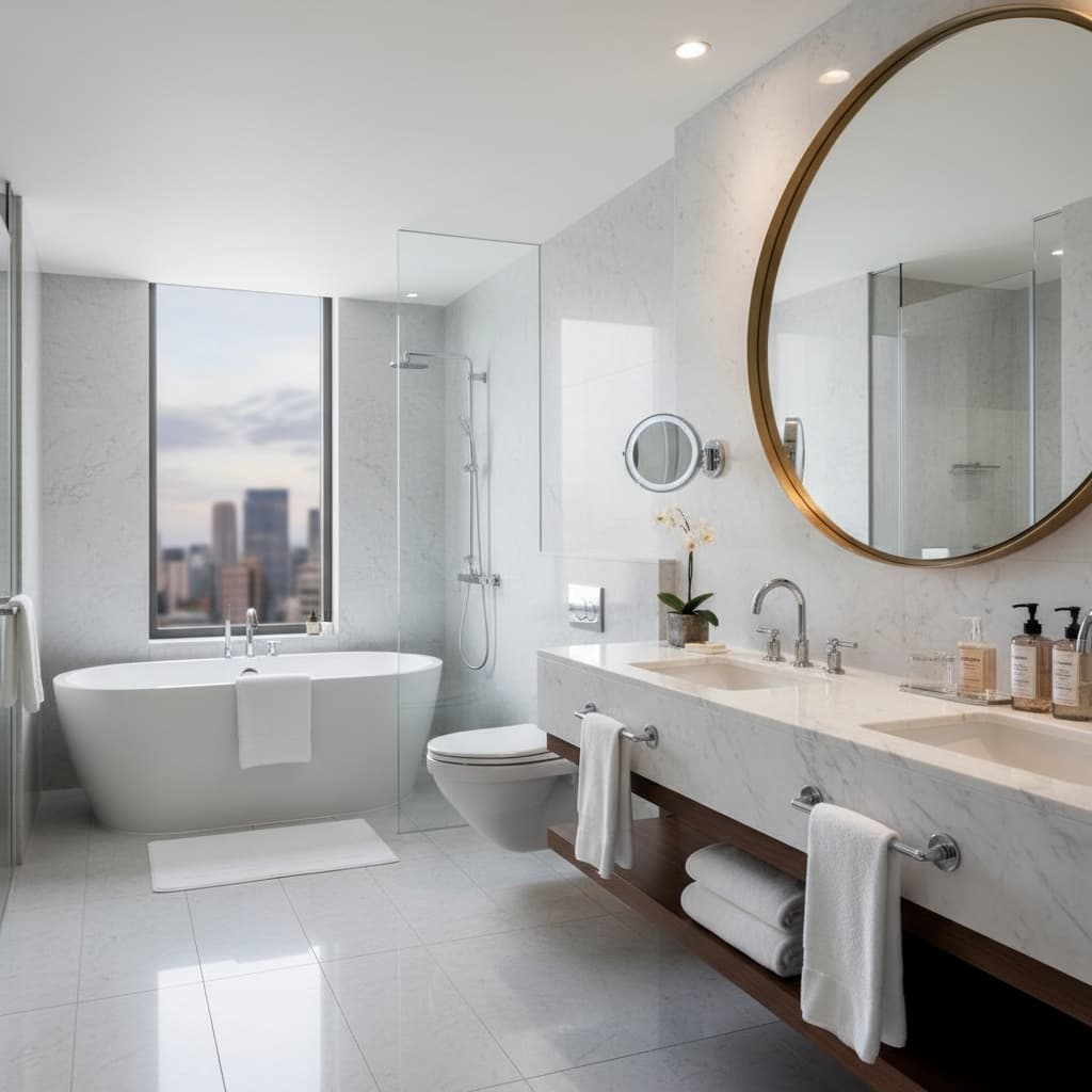 bathroom bright clean 38216570