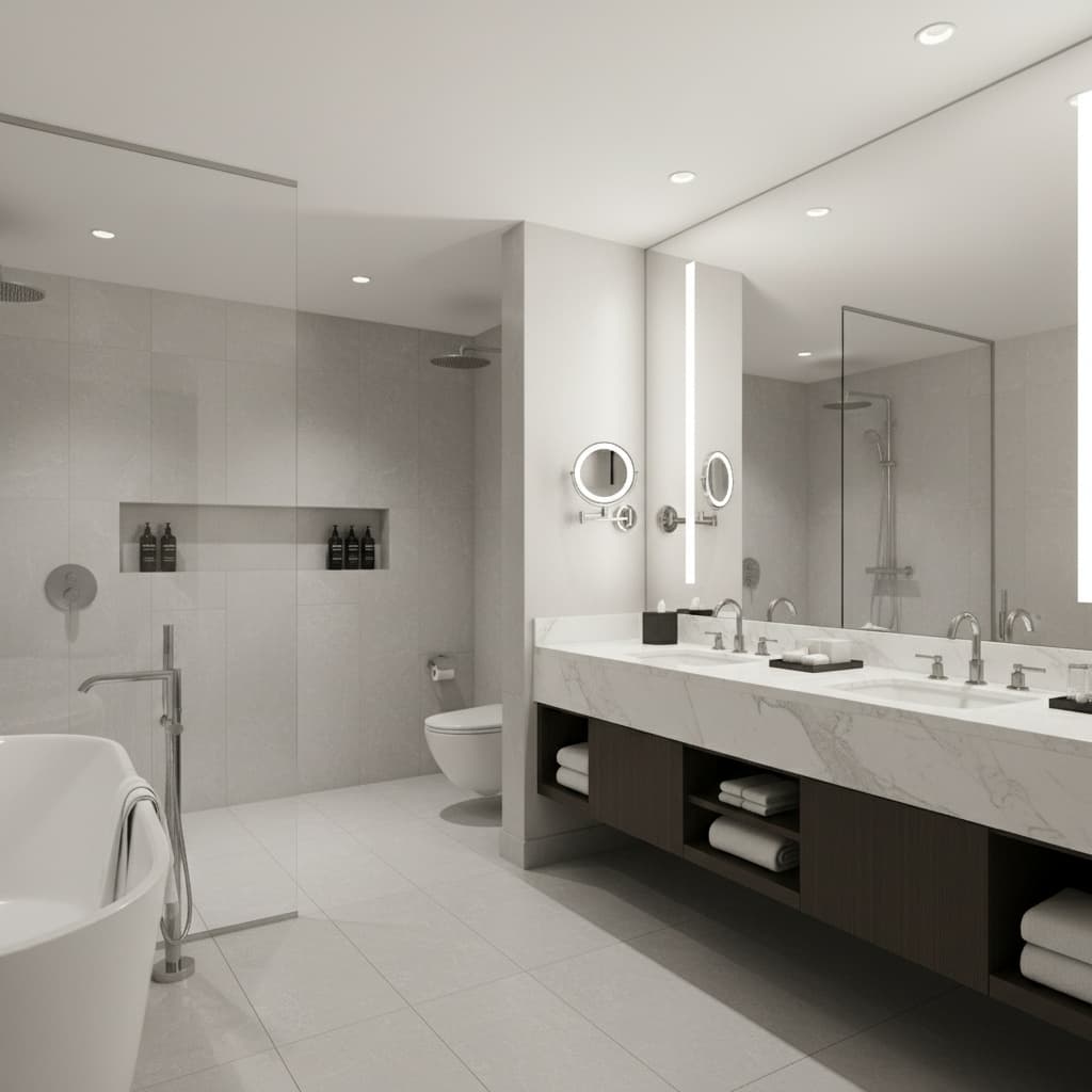 bathroom bright clean 52314704