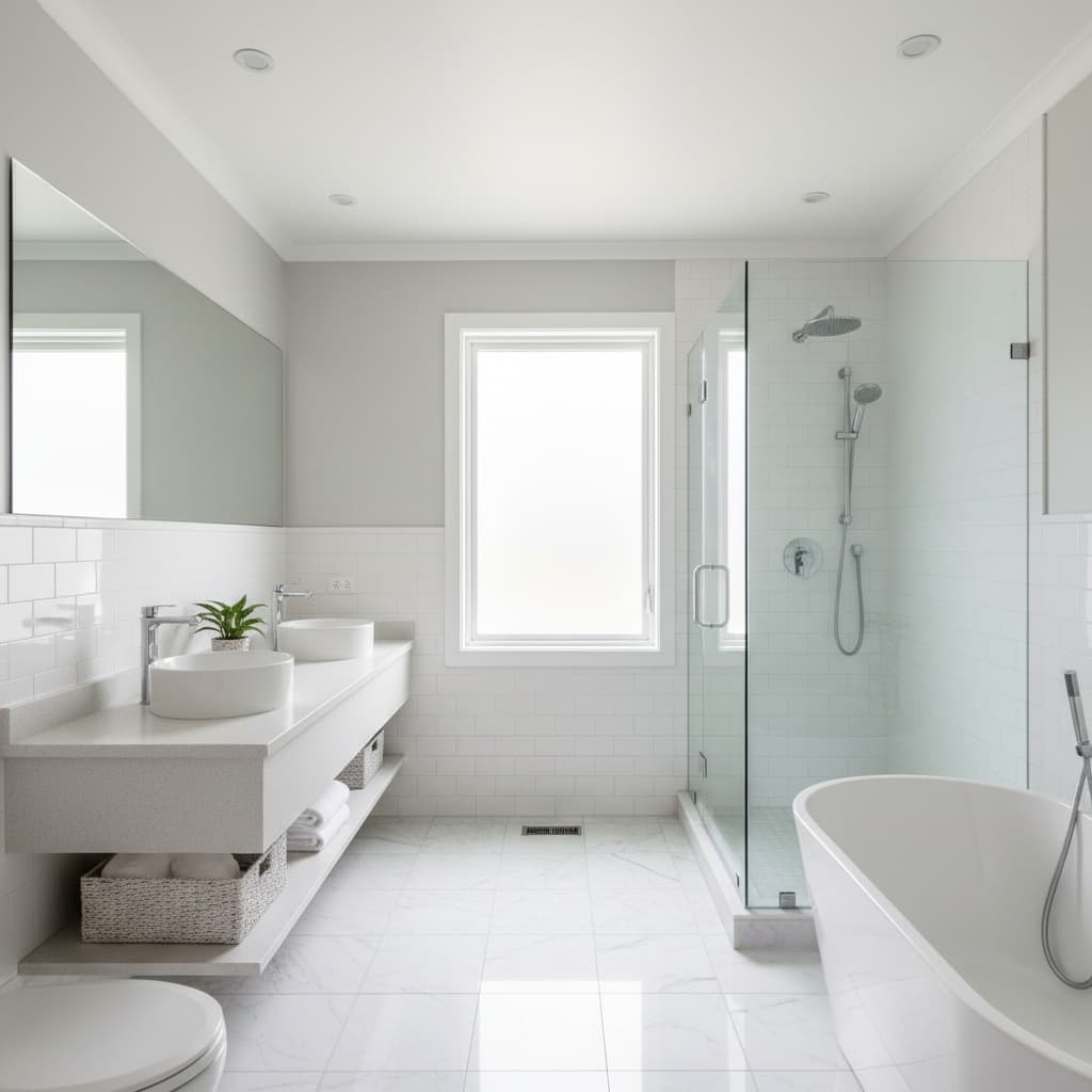 bathroom clean bright 22317272