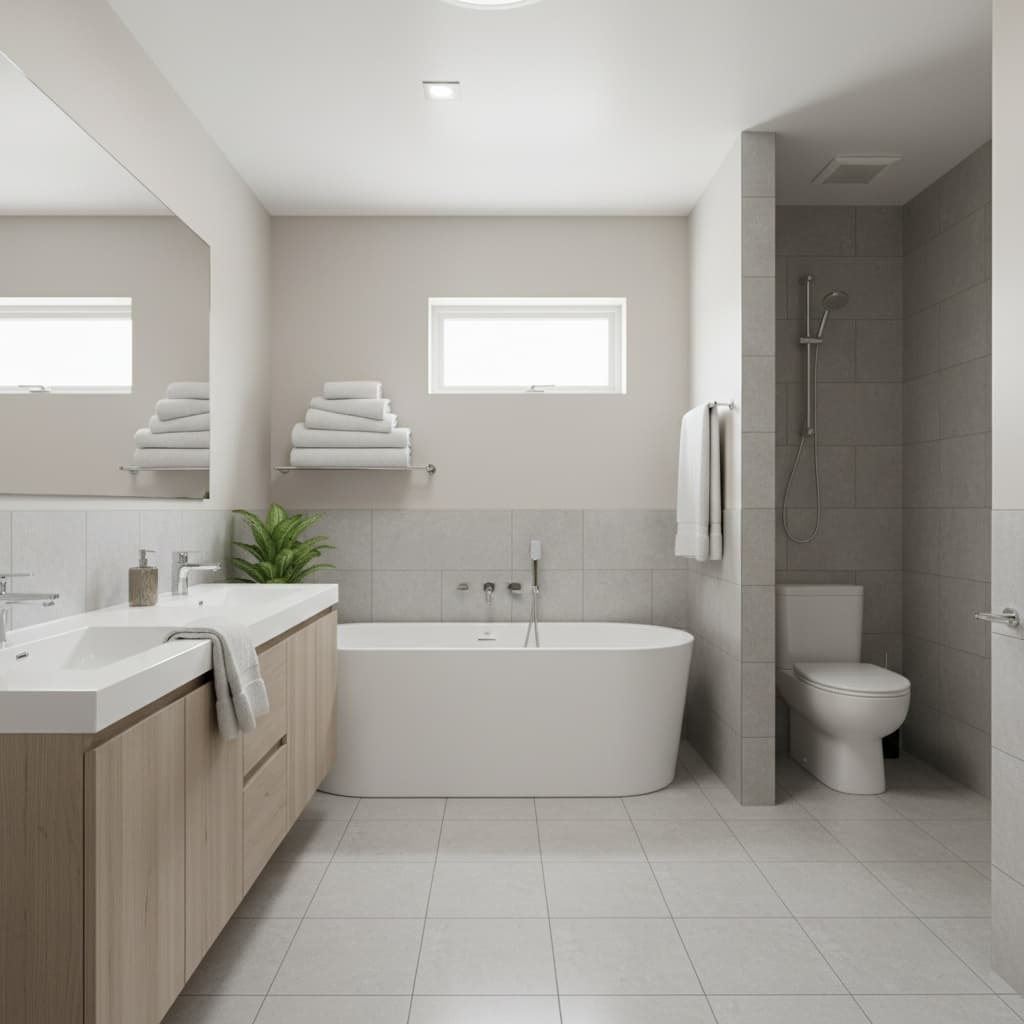 bathroom clean bright 31182218