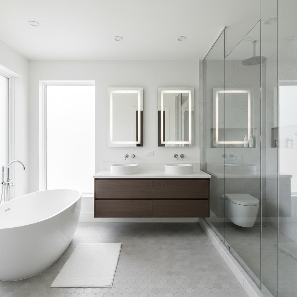 bathroom clean bright 87343819
