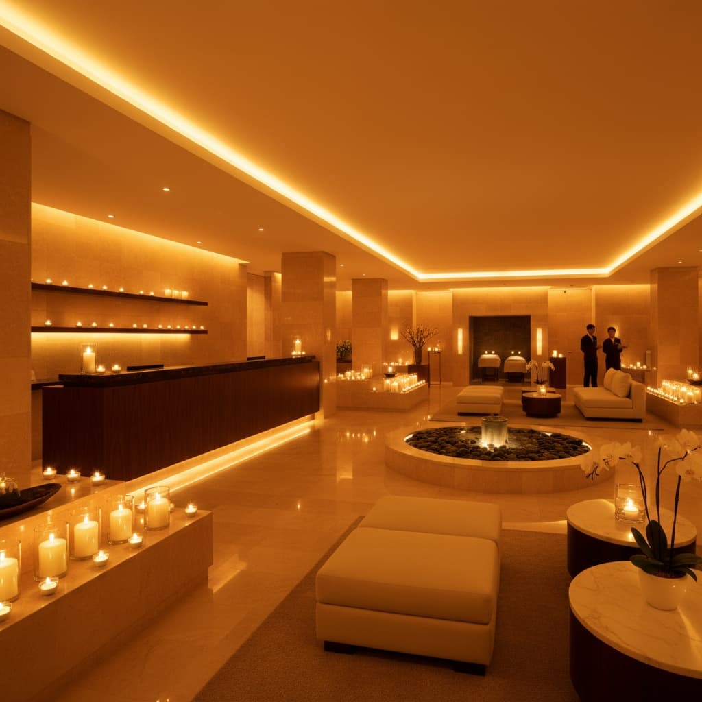 bathroom evening ambiance 93015191
