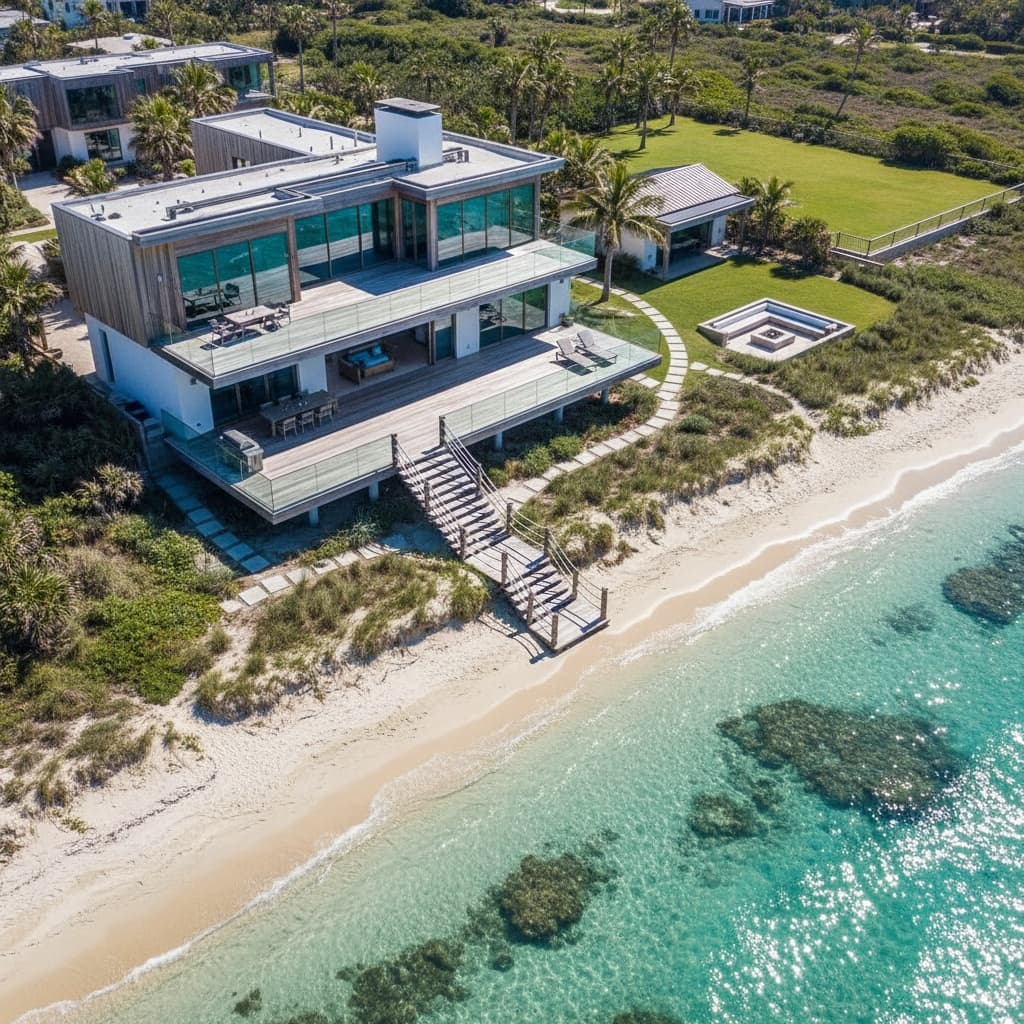 beachfront exterior aerial 40643475
