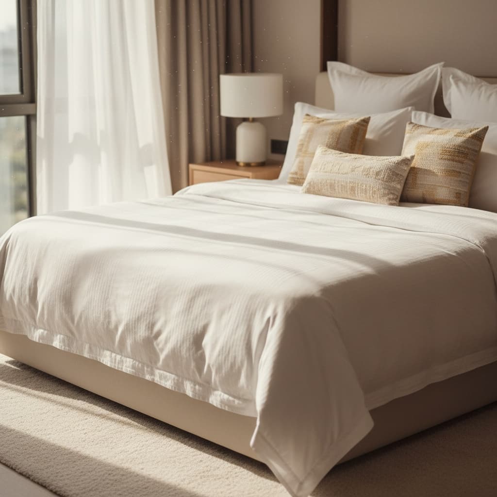 bed hero shot morning 63961472