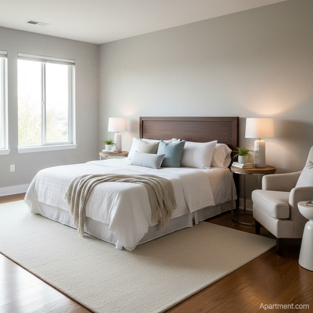 bedroom cozy inviting 47065528