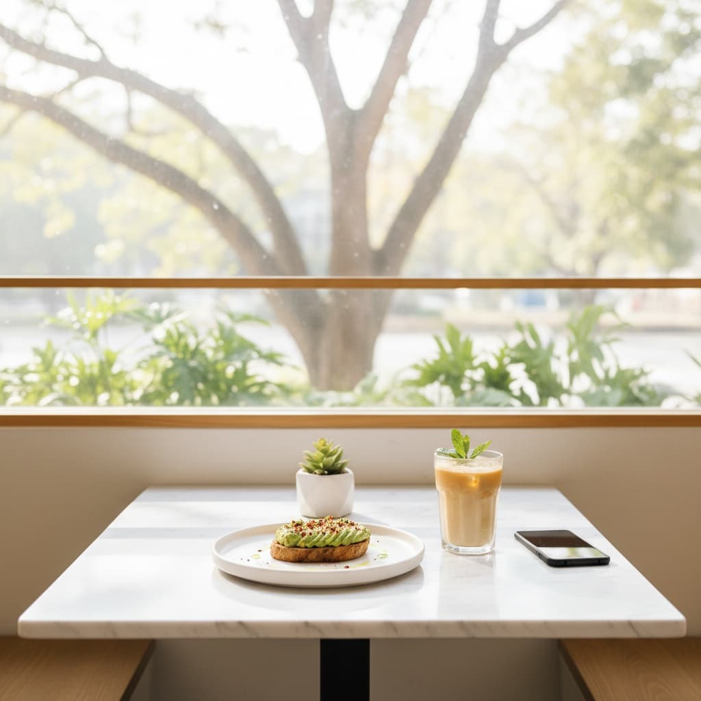 bright cafe natural light 44043122