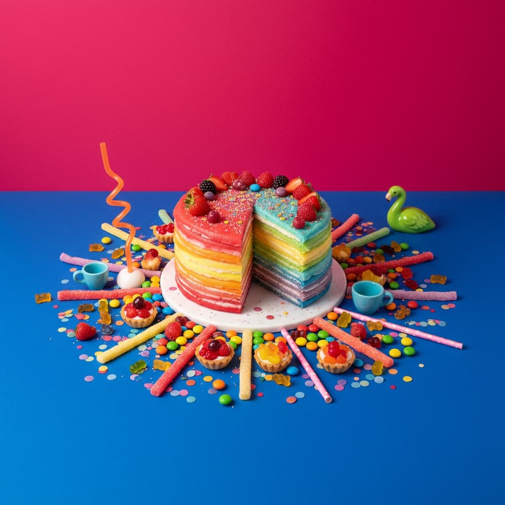 bright colorful pop 69849192