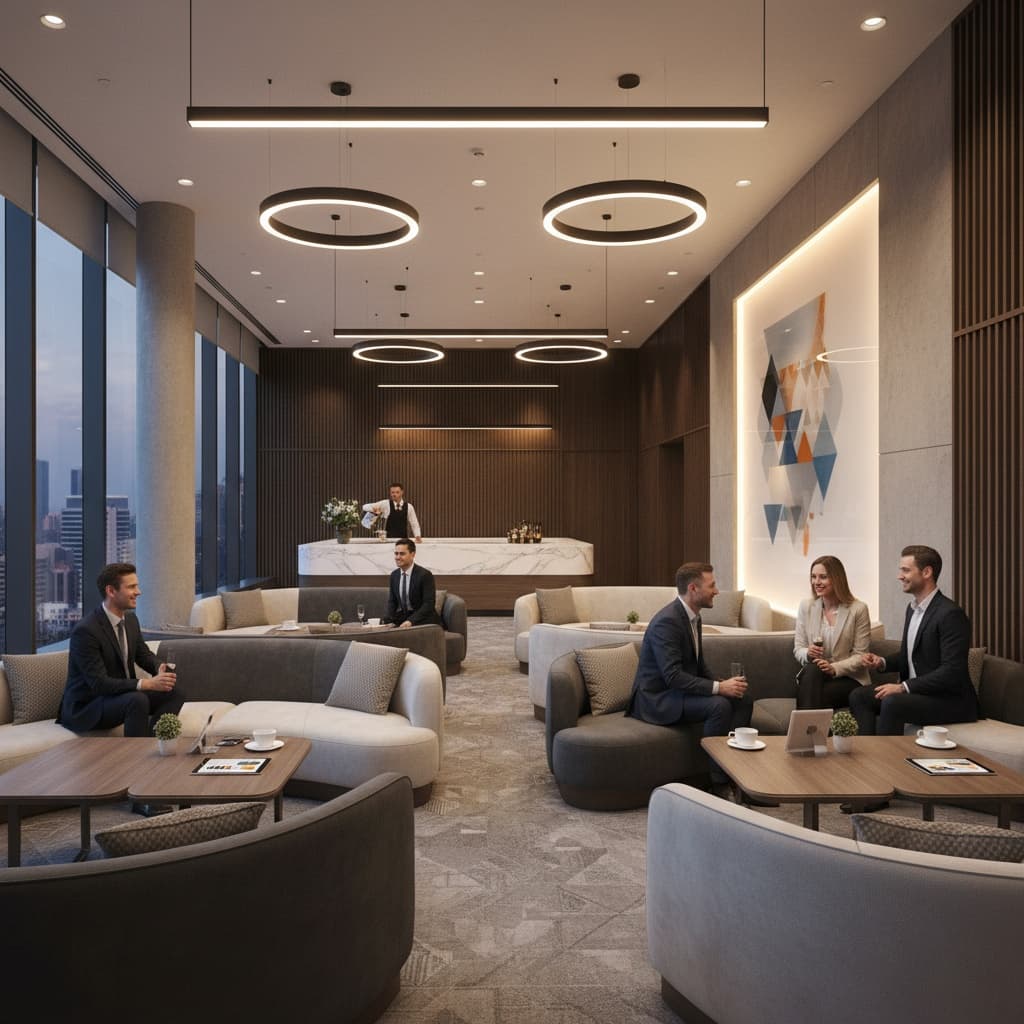 business lounge networking 53907249