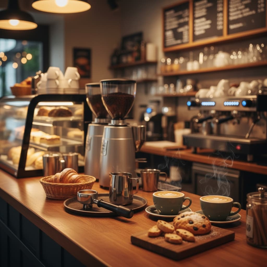 cafe counter interaction 45306642