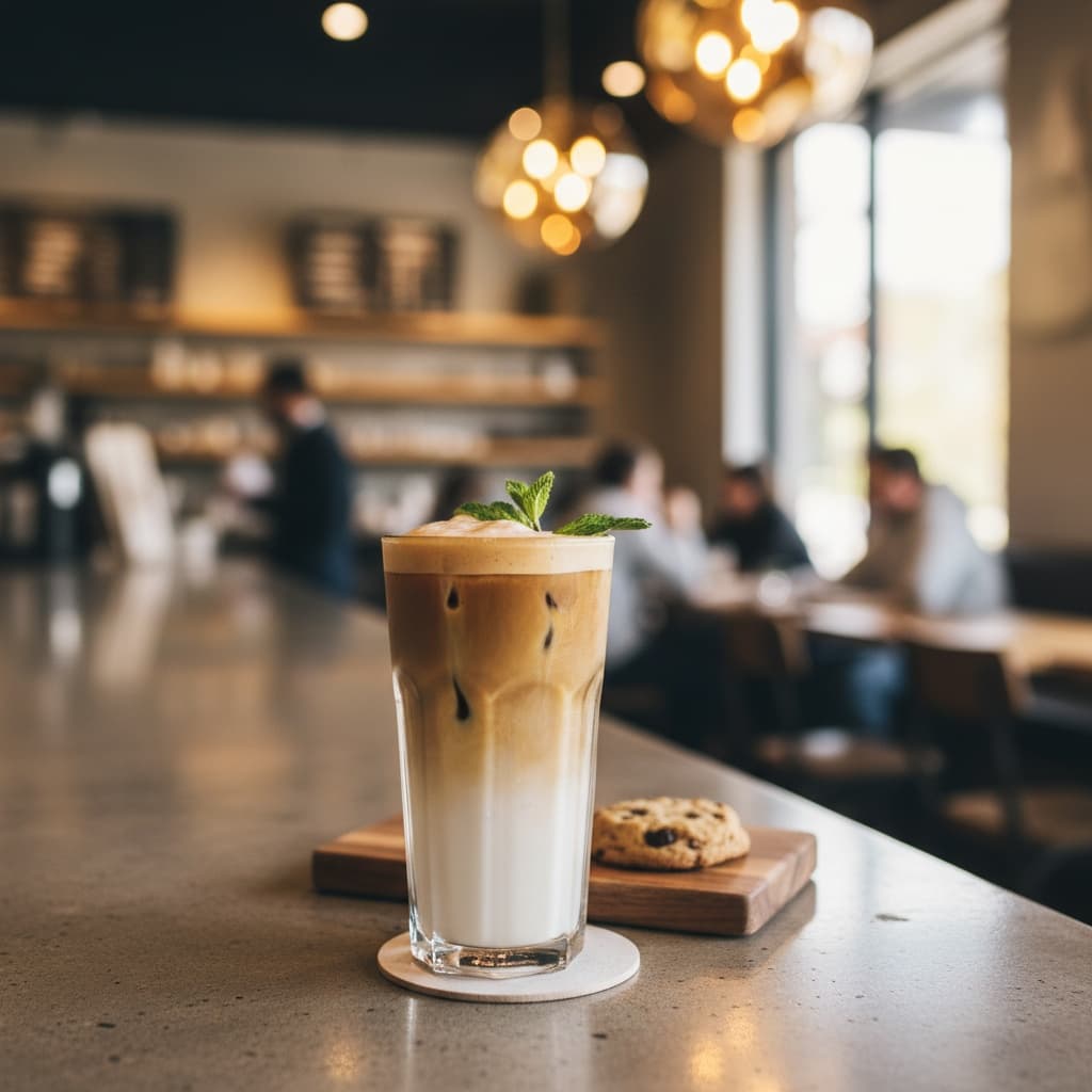 cafe counter scene 72223492