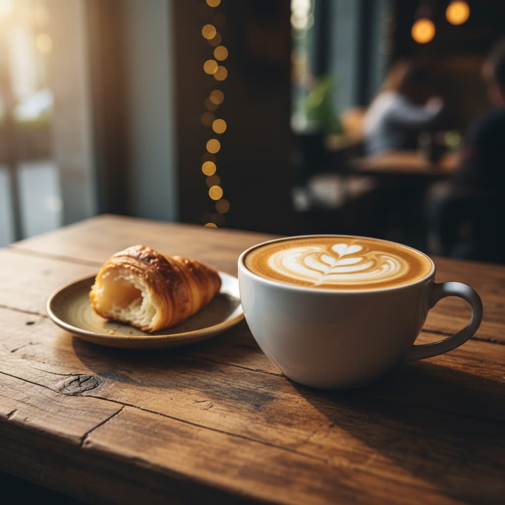 cafe table closeup 27395731