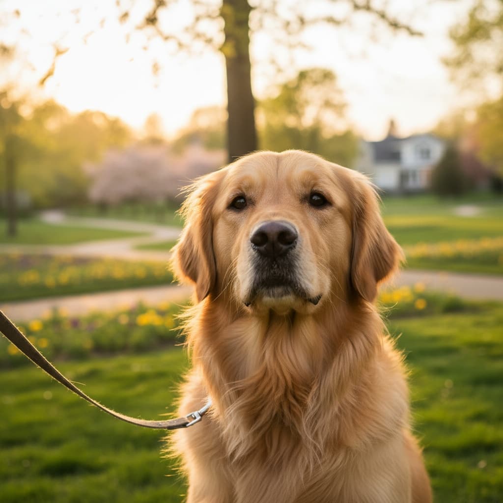 calm leash portrait 86370360