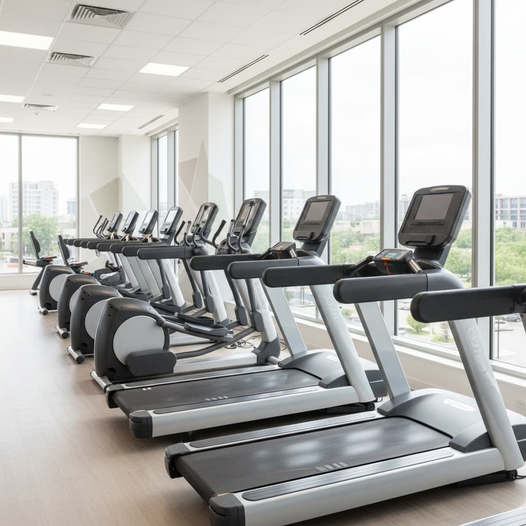 cardio equipment row 48190319