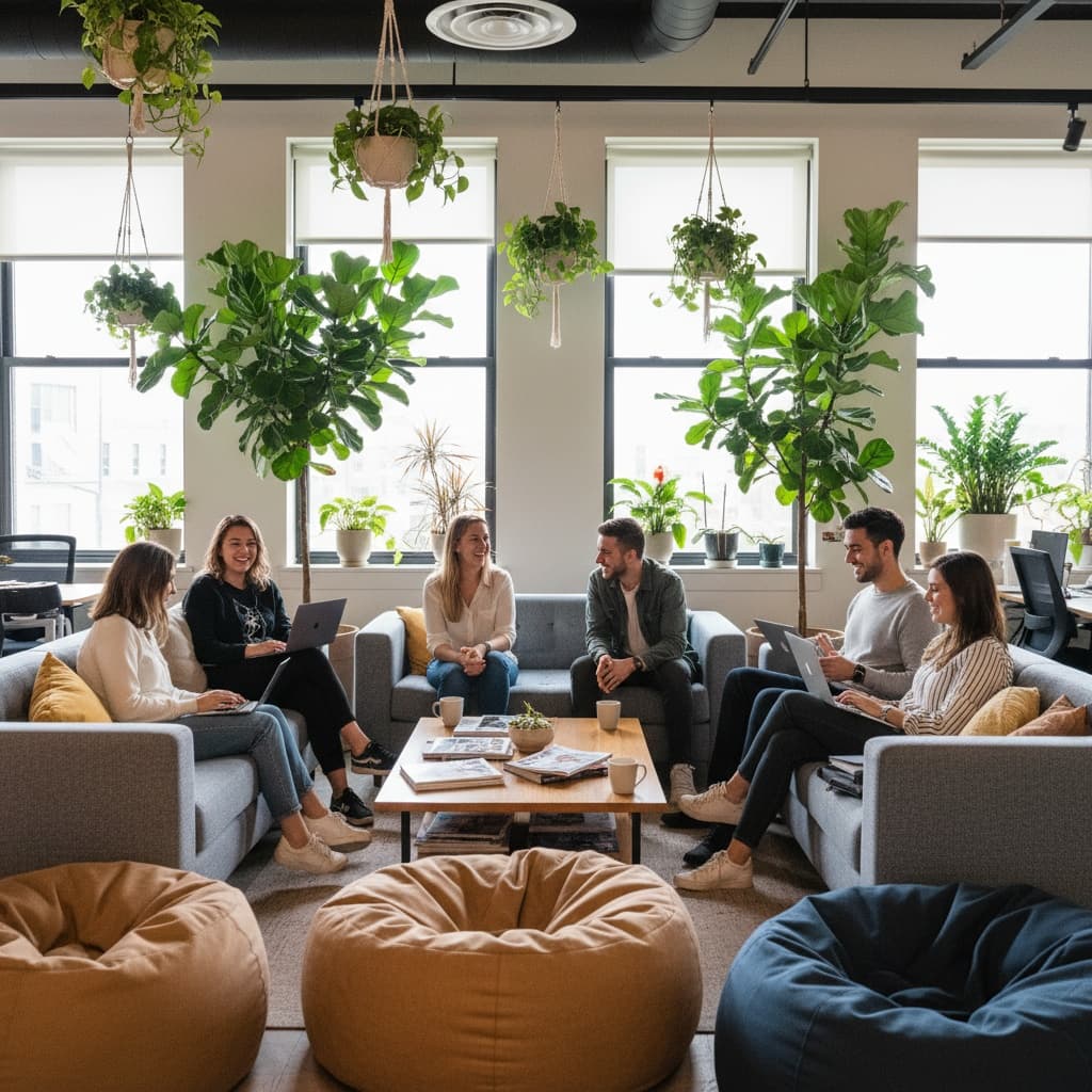 casual lounge breakout area 59942522