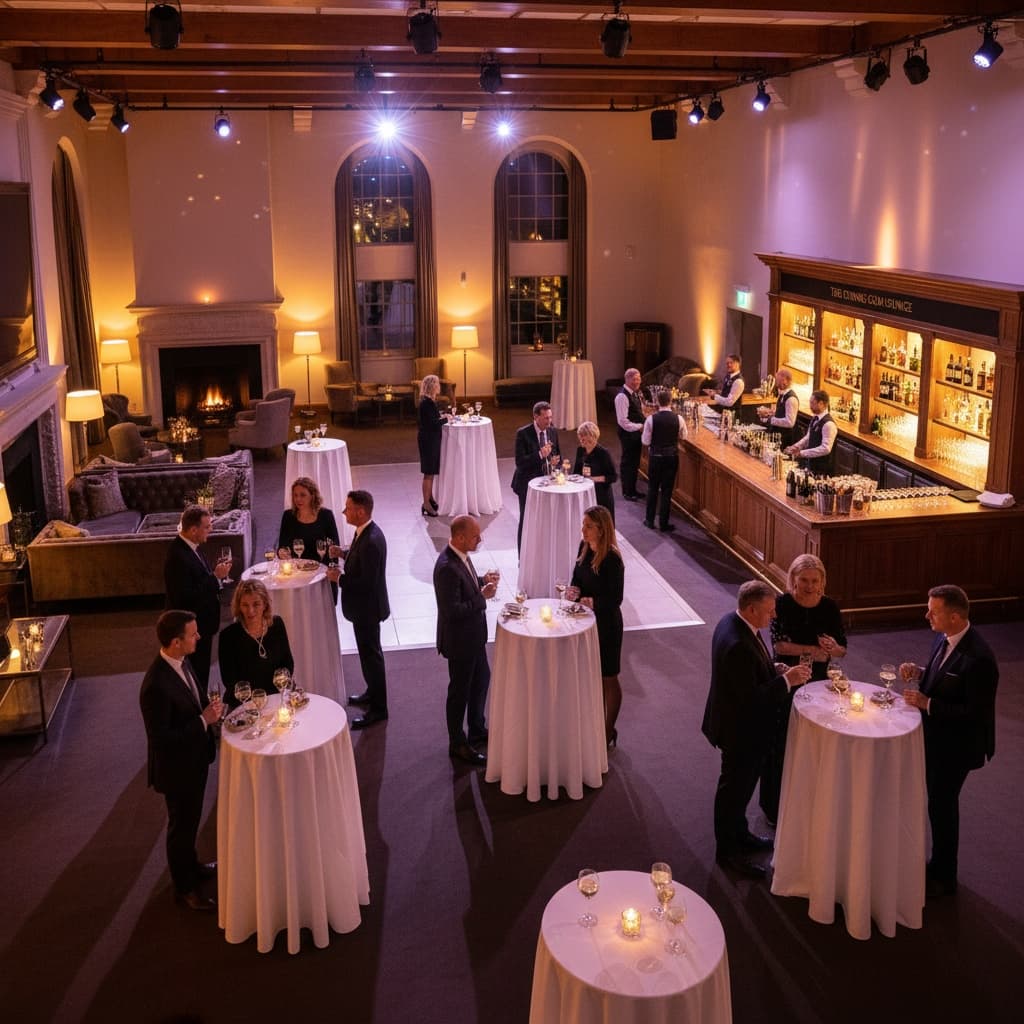 cocktail reception setup 75223744