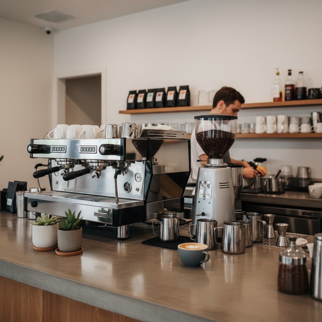 coffee bar counter view 80971874