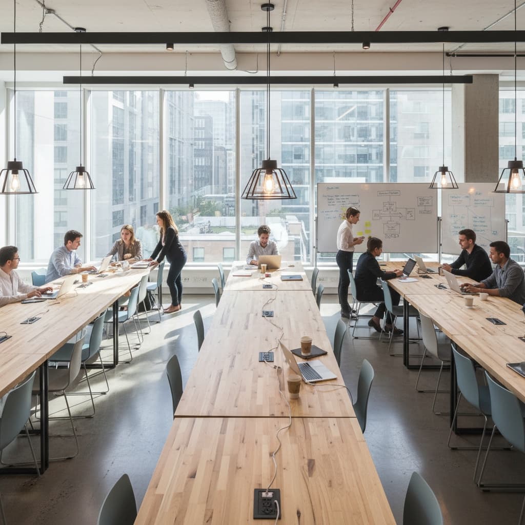 collaborative workspace tables 56251636