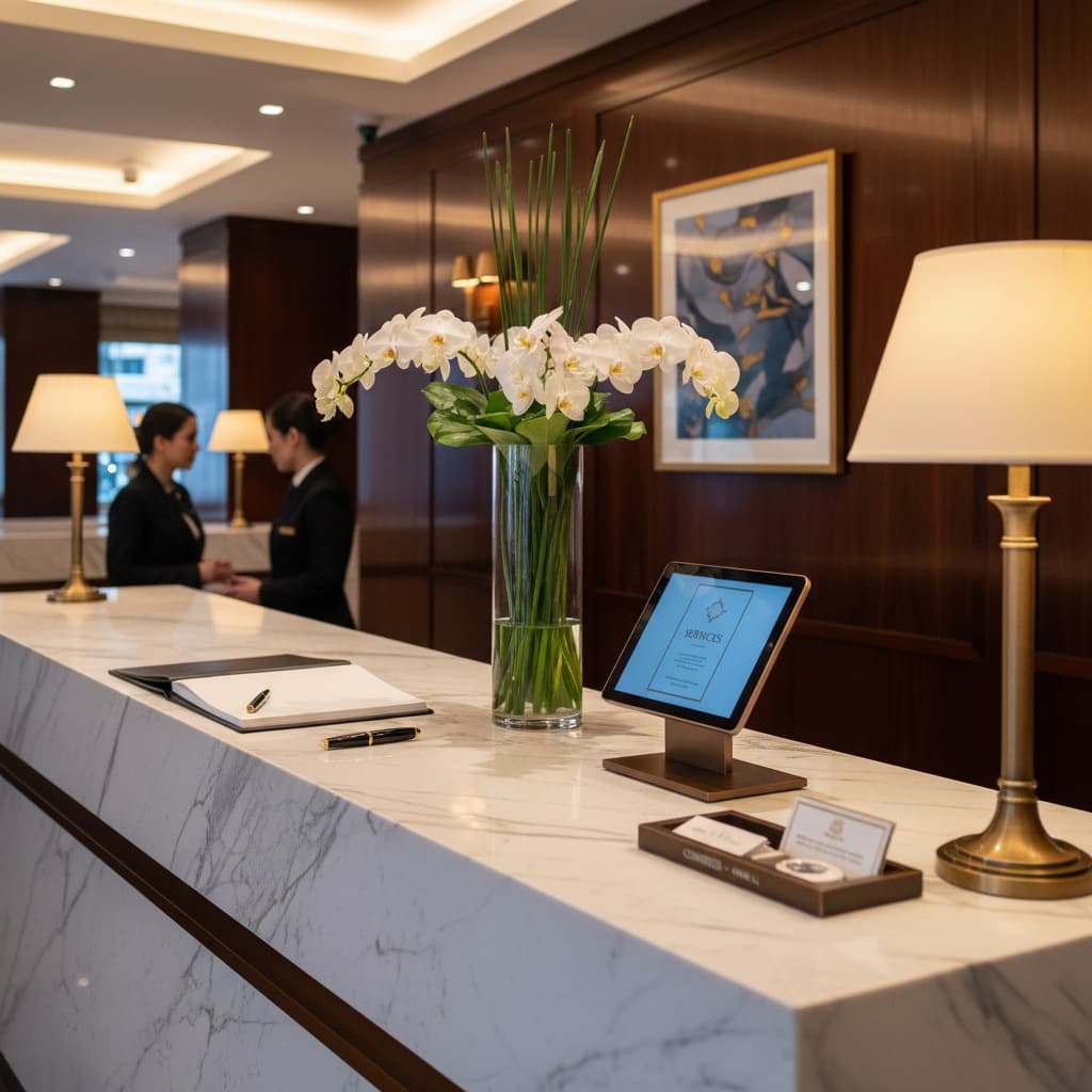 concierge desk lifestyle 58381944