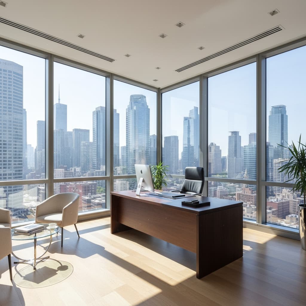 corner office executive view 73474903